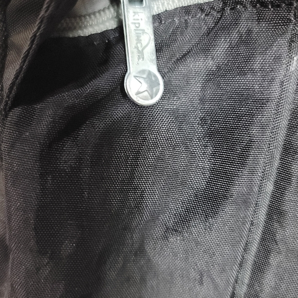 Kipling Hiker Hal Expandable Large Backpack Nylon Black No Monkey - Picture 8 of 16